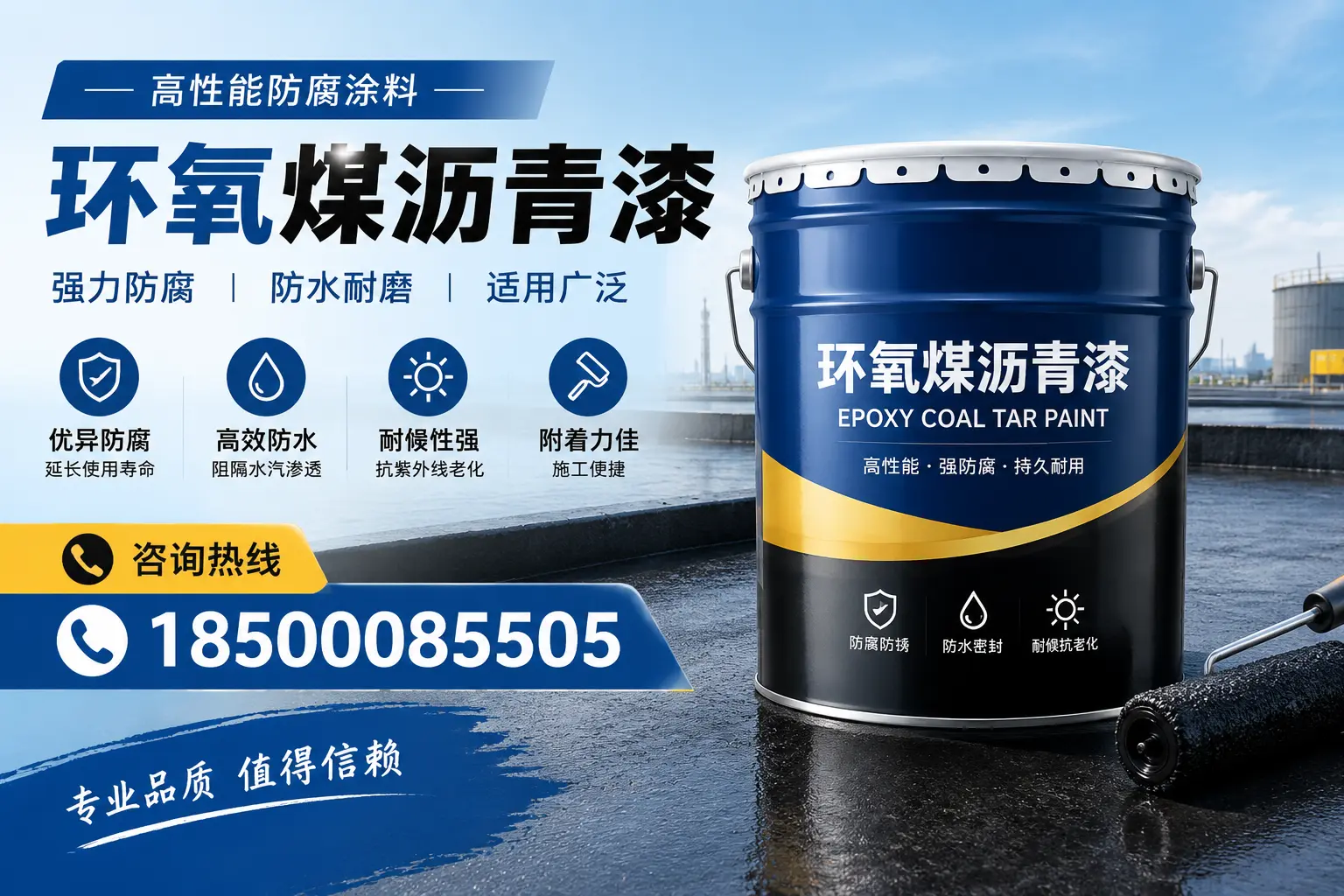 环氧煤沥青漆的主要成分与功能，南京用户深度了解